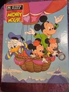 Golden Disney's Mickey Mouse 99pc. Jigsaw Puzzle Vintage(open) - Picture 1 of 2