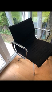 Vitra Charles Eames EA938-147 Vintage Stuhl, Aluminium,Chrom,Office/Büro - Bild 1 von 4