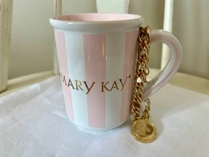 Mary Kay Kosmetik Kaffeetasse Becher mit Mary Kay Bettelarmband Vintage - Bild 1 von 10