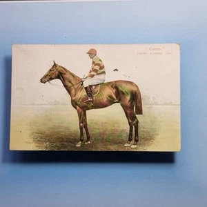 Postal de carreras de caballos 1905 ganador del Derby de Epsom Cicero Jockey Cicero Jockey - Imagen 1 de 2