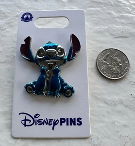 DISNEY PARKS PIN STITCH 3D SCULPTED METALLIC PIN NEU AUF KARTE - Bild 1 von 2