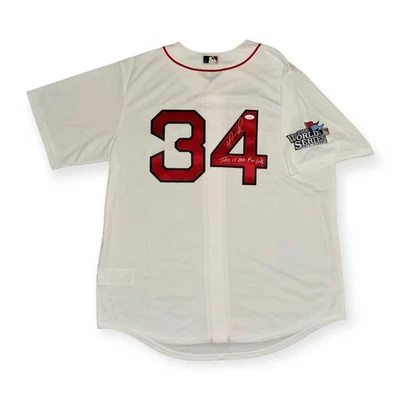 David Ortiz Signed Autographed Authentic Jersey This Is Our F'in City Inscribed - Image 1 of 3