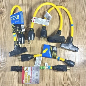 5 LOT PowerFlex 1446/1449 Twist UGround Lock Block Adaptor 12/3 15A Generator RV - Bild 1 von 13