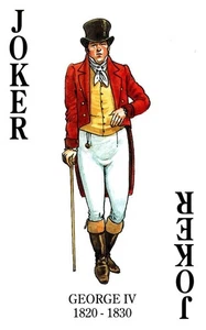 Jorge IV, monarquía de cartas de la realeza británica - Imagen 1 de 2