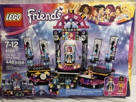 NEW NIB LEGO Friends Pop Star Show Stage Livi Retired Minifigures Andrea #41105