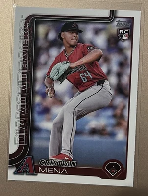 2025 Topps Series 1 - Cristian Mena #120 (RC) - Image 1 of 2