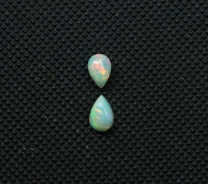 Opal Pear Cabochon Gemstone Natural Ethiopian Opal Loose Round Cabochon 6To6.7MM - Picture 1 of 6