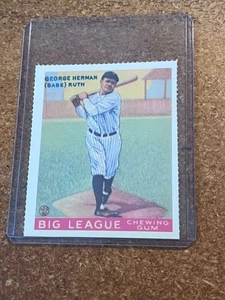 1977 Dover Publications Goudey Big League Gum Reprint # 144 Babe Ruth - Picture 1 of 2
