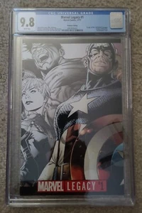 MARVEL LEGACY #1 JOE QUESADA PREMIERE VARIANT CGC 9.8 - Picture 1 of 2