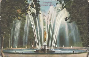 Rusia San Petersburgo Fuentes Adán y Eva en Peterhof Postal Vintage 05.25 - Imagen 1 de 2