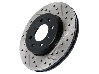StopTech 127.4701L & 127.4701R Front Left/Right Drilled Brake Rotor - Subaru SVX - Image 1 of 3