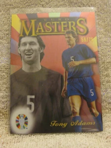 2023-24 TONY ADAMS TOPPS FINEST ROAD TO UEFA EURO MASTERS GOLD REFRACTOR /75 - Picture 1 of 3
