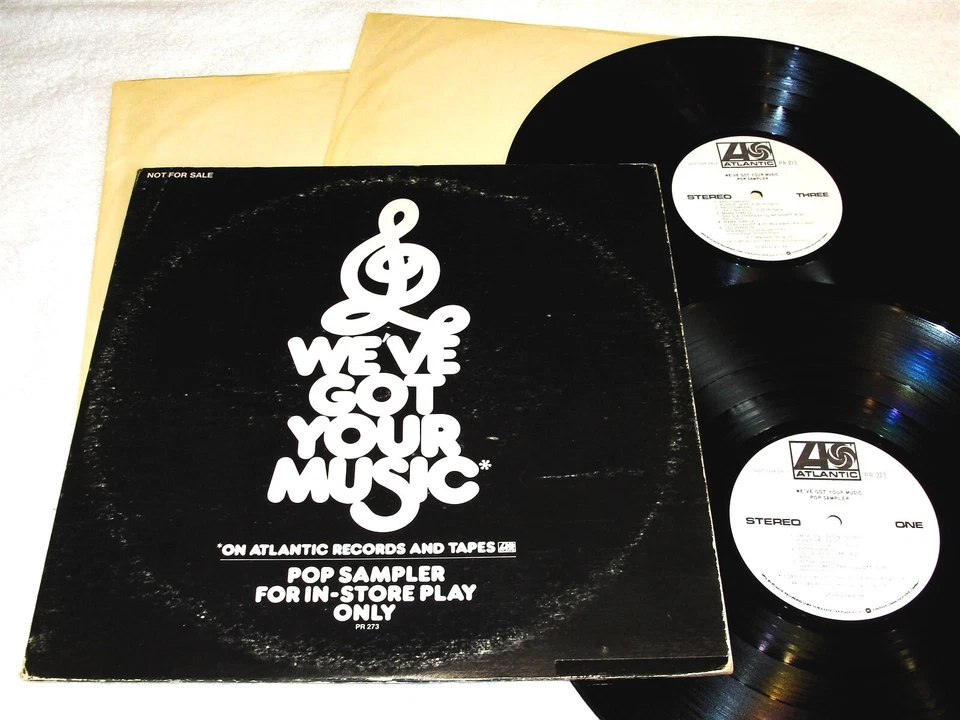 "We've Got Your Music-Sampler" 1977 Rock, 2-LP's,Nice EX!,Various: Led Zeppelin+ - Image 1 of 3