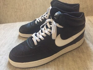 Nike Black High Court Vision Mens 10.5 - Picture 1 of 6