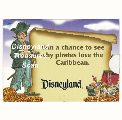 Vintage Disneyland Cast Pirates of the Caribbean Themed Recruiting Contest 1996 - Image 1 of 4