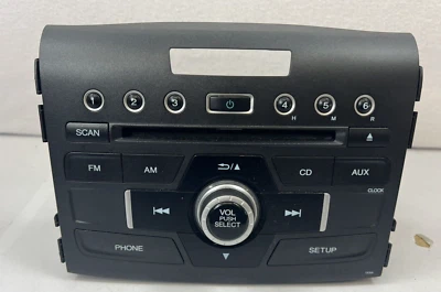 Reproductor de CD radio AM FM Honda CR-V 2012-2014 OEM 39100-T0A-A520-M1 Foto 1 de 4