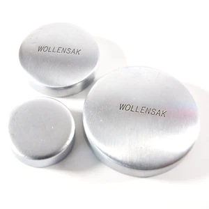 Wollensak Lens Caps - Push-On And C-mount Screw-On - Set Of Three - Picture 1 of 4