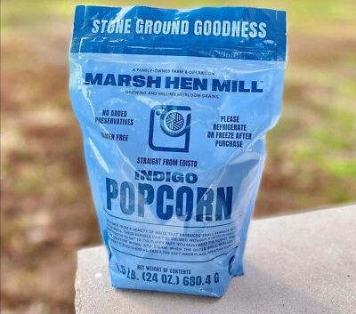 Indigo Popcorn Stone-Ground Goodness Marsh Hen Mill  - Image 1 of 4