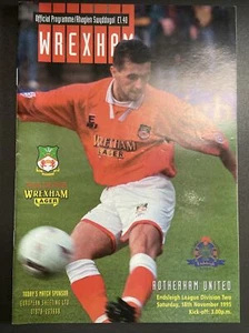 Wrexham v Rotherham United(Division 2 95/6) 18/11/95 - Picture 1 of 2