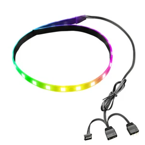 CM-LS40 5V ARGB 4pin PC Case Light Bar SATA 3PIN Computer RGB Lamp - Photo 1/12