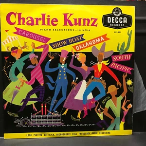 CHARLIE KUNZ Piano Selections LP DECCA UK IMPORT Lp Vinyl Record - Picture 1 of 11
