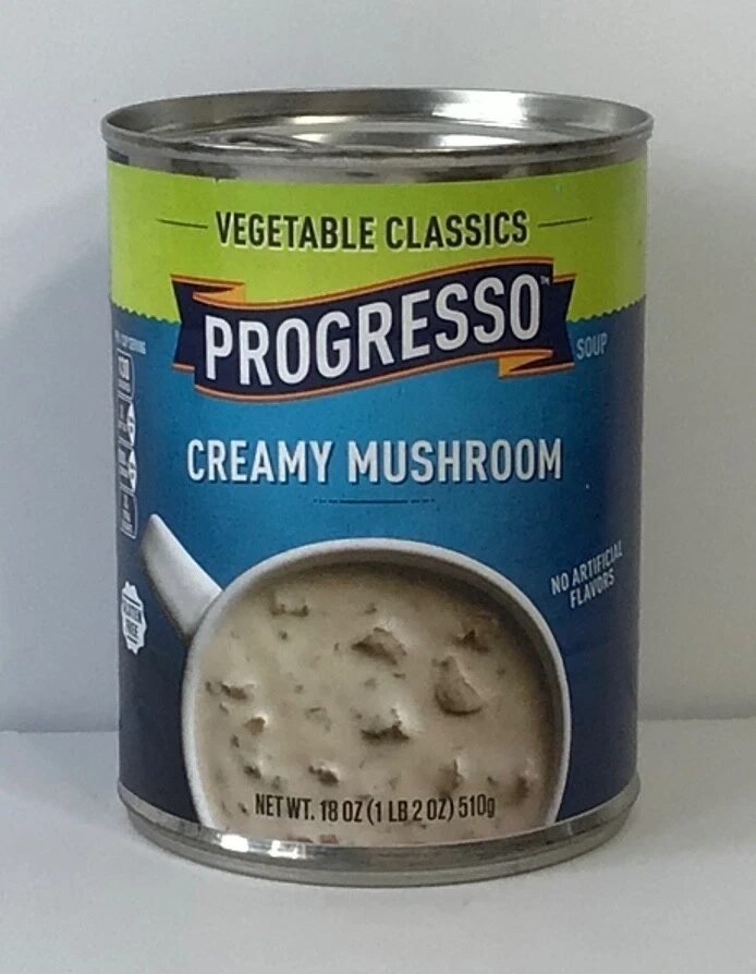 8 latas de sopa cremosa de champiñones Progresso lata de 19 oz envío gratuito Foto 1 de 1