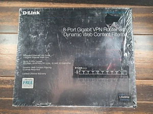 D-Link DSR-250 8-Port Gigabit VPN Router - Picture 1 of 2
