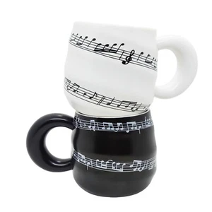 Music Mug Set of 2-12oz Ceramic Mugs, Dishwasher & Microwave Safe, Gift for M... - Picture 1 of 6