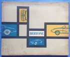 BERTONE carrozzeria cartella stampa originale original press file, vintage 1960.