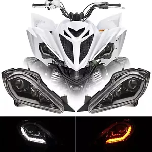 Faros LED PUNTO para Yamaha ATV Raptor YFZ 450 700R YFM 250 350 700 2006-2023 - Imagen 1 de 15