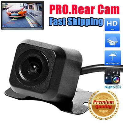AUTOFATHER Car Backup Rear View Reverse Parking HD Camera Night Vision IR Cam Waterproof US