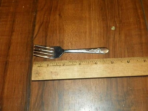 Vintage PROTECT-O STEEL Stainless Baby Fork - Picture 1 of 4