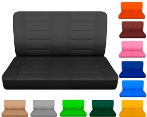 Se adapta a Jeep Wrangler YJ-TJ-LJ 1985-2006 fundas de asiento de banco trasero 26 colores - Imagen 1 de 21