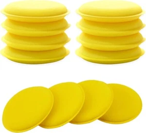 12Pcs Car Wax Polish Applicator Pads Soft Foam Cotton Pad For Polishing Kit #2 - Picture 1 of 7