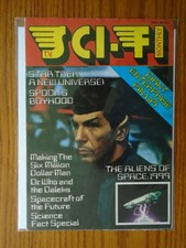 TV Sci-Fi Monthly #1 - 1976 UK Poster Magazine - Star Trek - Dr. Who - Very Fine