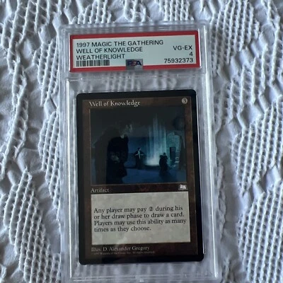 MTG Well of Knowledge Weatherlight Regular Rare - Image 1 of 2