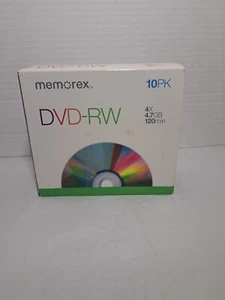 DVD-RW Blank Discs 4x write speed, 4.7GB, 120min - Afbeelding 1 van 6