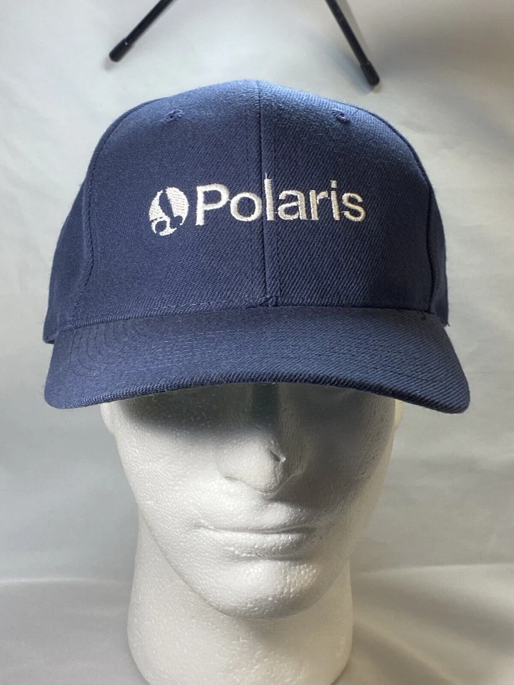 Polaris Promo Dealership Hat Snapback OS Blue Adjustable No Tag ATV Outdoors - Image 1 of 4