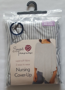 Secret Treasures Super-Soft Fabric Nursing Cover-Up 3 Ways To Wear Size XL-3XL