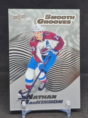2022-23 Upper Deck Extended Series Smooth Grooves Nathan MacKinnon #SG12 - Image 1 of 2
