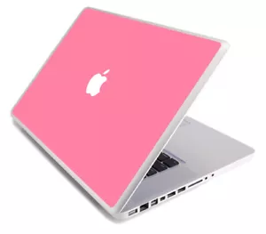 PINK Vinyl Lid Skin Cover Decal fits Apple MacBook Pro 15 A1268 Laptop - Picture 1 of 1