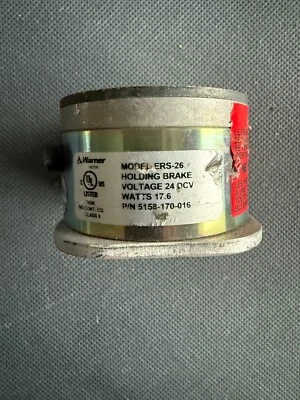 Freno de retención Warner Electric ERS-26 24VCD 17,6W PN 5158-170-016 Foto 1 de 4