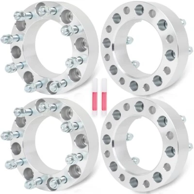 4 pcs 8x170 Wheel Adapters 2" For Ford F-250 F-350 Super Duty 2003-2022 to 8x6.5 Foto 1 de 4