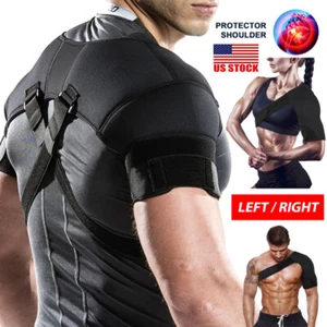 Shoulder Brace Support Compression Sleeve Torn Rotator Cuff Relief Joint AC Pain - Picture 1 of 18