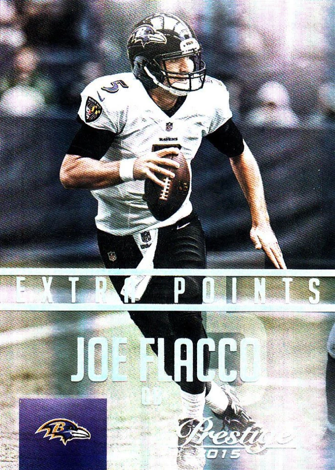 2015 Prestige Extra Points Platinum #57 Joe Flacco Ravens Ser # 12/25 - Image 1 of 1