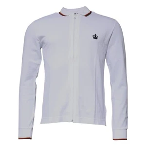 DOLCE & GABBANA Sweater White Crown Men Full Zip Sweatshirt IT44/US34/XS 500usd - Picture 1 of 8