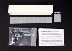 A-Line 53' Reefer Trailer, Undecorated, Opened without Package Header, Complete - Picture 1 of 3