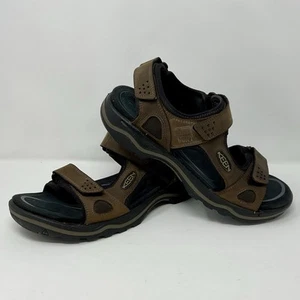 Sandalias de senderismo para hombre Keen Rialto II 3 puntos al aire libre tierra oscura y negro talla 10 - Imagen 1 de 7