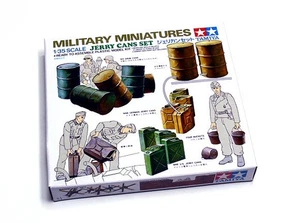 TAMIYA Military Model 1/35 Miniatures Jerry Cans Set Scale Hobby 35026 - Picture 1 of 2