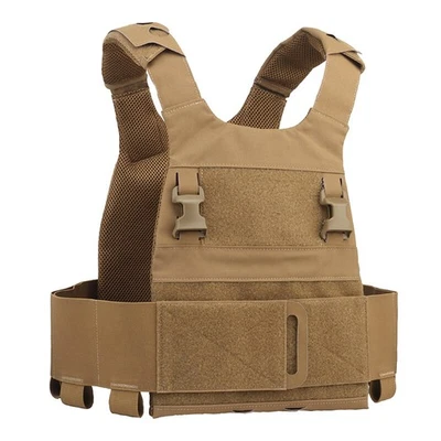 Tactical Vest body Plate Carrier w/ 5.56 Mag Pouch Ferro Low visibility Thick  - Image 1 of 4